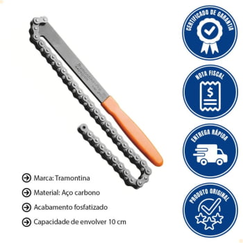 Chave Corrente Tramontina Leve em Aço Carbono 11 44040111