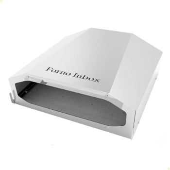 Forno Assador Inbox De Pizza Para Fogão Saro 35 cm Em Aço Inox FB35 