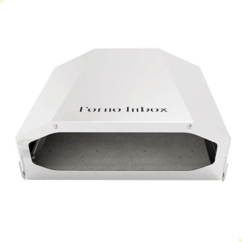 Forno Assador Inbox De Pizza Para Fogão Saro 35 cm Em Aço Inox FB35 
