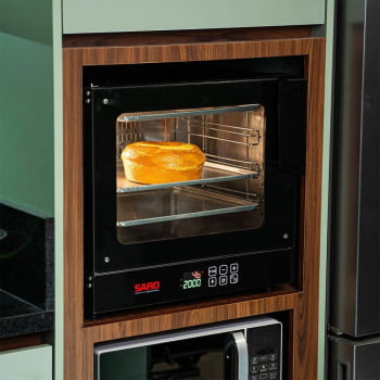 Forno Turbo Digital Elétrico Saro Com 4 Esteiras 70L 127V FTD11