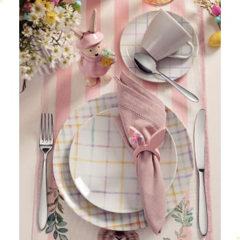 Aparelho de Jantar Tramontina Sweet Color em Porcelana Decorada 20 Peças 96589058
