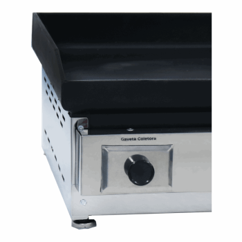 Chapa Bifeteira Venâncio Deguste Luxo Em Inox A Gás Baixa Pressão C80 4,76MM 49803
