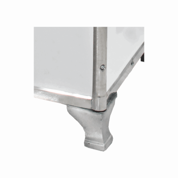 Fogão a Lenha Venâncio Tradicional Nº02 Branco Gabinete Porta Dupla na Esquerda 28994