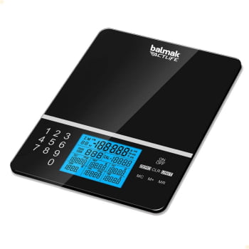 Balança Digital Nutricional Balmak Mod Nutri-5 Desligamento Automático 5 kg PA0144