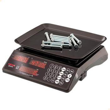 Balança Digital Balmak QUICK33B 33kg 3 Em 1 Com Bateria LED Vermelho Bivolt PA2568