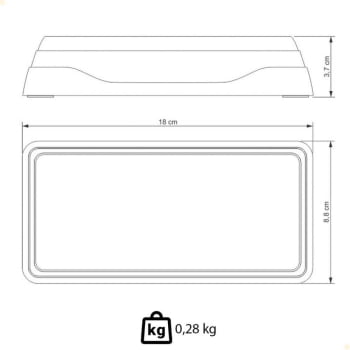Afiador Tramontina Profio Diamantado Dupla Face com Tampa de Plástico 24030000