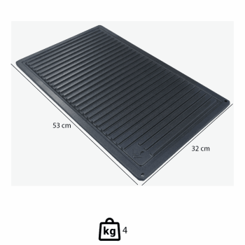 Chapa Venâncio de Alumínio Fundido Com Dupla Camada de Teflon GN 1/1 AFT 53 cm 516043
