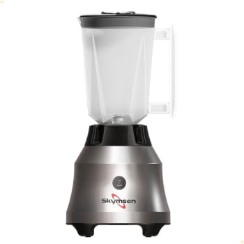 Liquidificador Em Inox Skymsen LT1.5 Copo Plástico Alta Rotação 1,5 Litros 127V