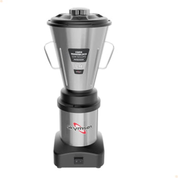 Liquidificador Comercial 4 Litros Skymsen L4 Em Inox com Copo Monobloco em Inox Bivolt