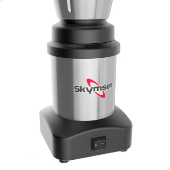 Liquidificador Comercial 4 Litros Skymsen L4 Em Inox com Copo Monobloco em Inox Bivolt