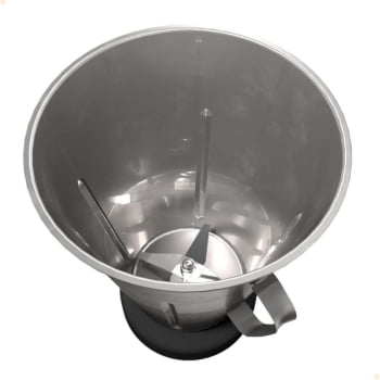 Liquidificador Comercial 4 Litros Skymsen L4 Em Inox com Copo Monobloco em Inox Bivolt