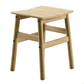 Banqueta Baixa Tramontina Bossa 45 cm Madeira Tauari Natural 13693080 Banqueta Baixa Tramontina Bossa 45 cm Madeira Tauari Natural 13693080