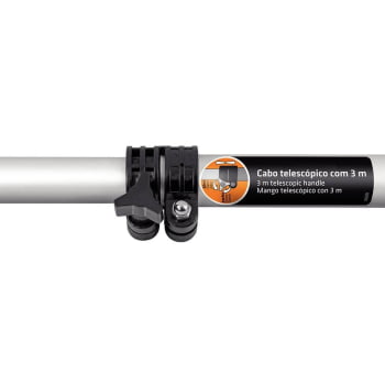 Kit Colhedor De Frutas Grande Tramontina Em Aço 77819201 + Cabo Metálico Extensível 3m