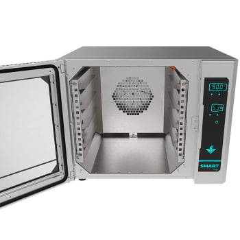 Forno Industrial Elétrico Venâncio Convector Smart Pro Aço Inox 4 Esteiras FCSP4E 127V 