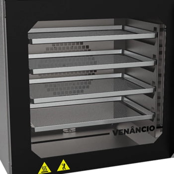Forno Industrial Elétrico Venâncio Convector Smart Pro Aço Inox 4 Esteiras FCSP4E 127V 