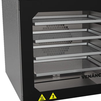Forno Industrial Elétrico Venâncio Convector Smart Pro Aço Inox 4 Esteiras FCSP4E 127V 