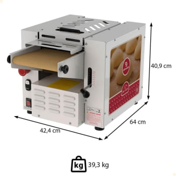 Modeladora De Pães Braesi MBMJ-22/1 Style G3 Bivolt Monofásica 1 Kg B18821