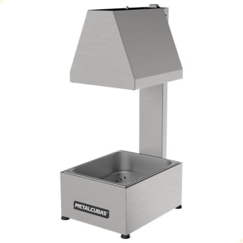 Conservador De Fritura Elétrico Metalcubas 1 cuba Em Inox 127V MCF01CP