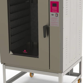 Forno Turbo Industrial Progás PRP-10000 Style Com Vapor Elétrico 380V Trifásico Para 10 Esteiras