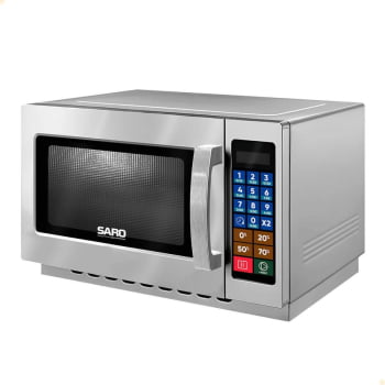 Micro-ondas Industrial Saro Em Aço Inox 34L Digital 220V 1000W MC22 Micro-ondas Industrial Saro Em Aço Inox 34L Digital 220V 1000W MC22