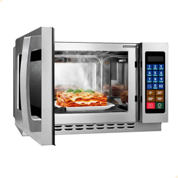 Micro-ondas Industrial Saro Em Aço Inox 34L Digital 220V 1000W MC22