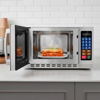 Micro-ondas Industrial Saro Em Aço Inox 34L Digital 220V 1000W MC22