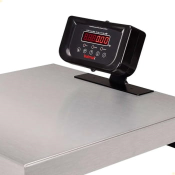 Balança Digital de Plataforma Standard Balmak K-300lCB Inox 300Kg Com Coluna PA2681