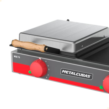 Grill Elétrico 70cm Metalcubas Em Aço Inox MGE-70 127V