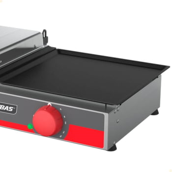 Grill Elétrico 70cm Metalcubas Em Aço Inox MGE-70 127V