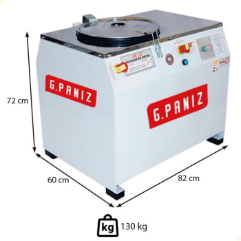 Amassadeira Rápida Industrial 25 Kg Trifásica 380V AR25T GPaniz