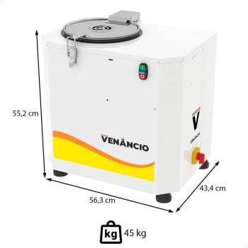 Amassadeira Rápida Venâncio de 5kg 127V Selo Inmetro ARSV7NR127
