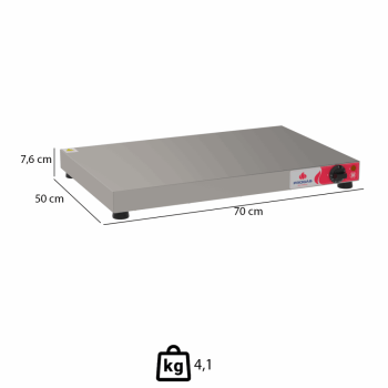 Mesa Aquecida Progás PRMAQ-7 Em Aço Inox 70 cm 127V P44580