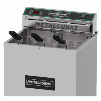 Fritador Industrial Elétrico Metalcubas FOE 18 P Zona Fria de Óleo 18L 220V COD MTC0080[25448]