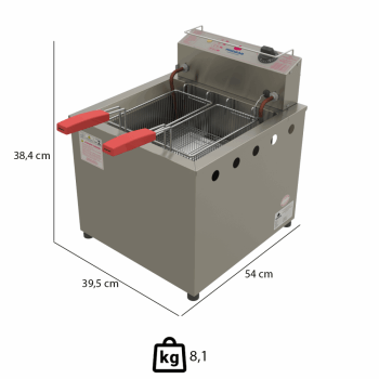 Fritador Industrial Elétrico Progás PR-100 E Style de Mesa Água e Óleo 18L 127V P30394