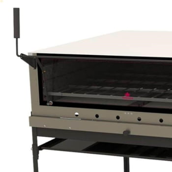 Forno Refratário Industrial Progás AT G2 PRP-1500 Inox Kit Gás Baixa Pressão P45138