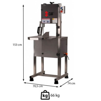 Serra Fita CAF SFO 2.20 Em Aço Inox 220V Monofásico Nr12 S220232315