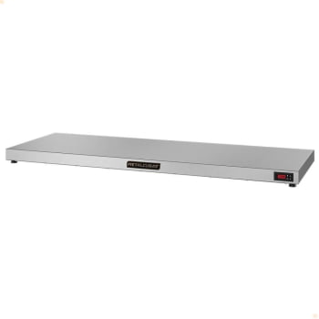 Mesa Quente Pista Aquecida Aço Inox Metalcubas Temperatura Regulável 120x45cm PAM 1300 220V