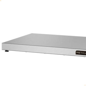 Mesa Quente Pista Aquecida Aço Inox Metalcubas Temperatura Regulável 120x45cm PAM 1300 220V