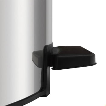 Lixeira Inox Tramontina Com pedal Loop 30L Fechamento Softclose 94547/030