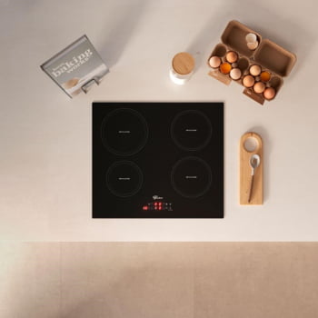 Cooktop De Indução Fischer 4 Bocas Vitrocerâmica Com Touch Screen 220V 89825