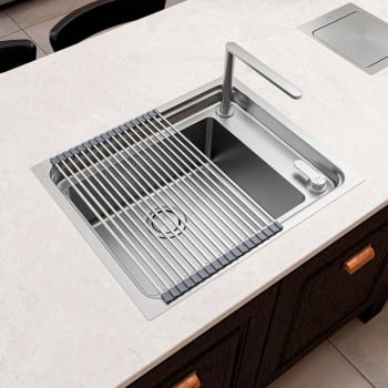 Escorredor de Louça Flexível Tramontina em Inox e Silicone 94532025