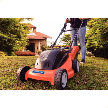 Cortador de Grama Elétrico Tramontina CE35P Com Diâmetro de Corte de 35 Cm Coletor Rígido 127V