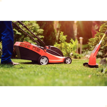 Cortador de Grama Elétrico Tramontina CE35P Com Diâmetro de Corte de 35 Cm Coletor Rígido 220V
