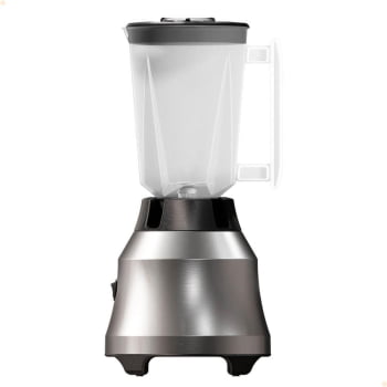 Liquidificador De Alta Rotação Skymsen LT1.5 Em Inox Com Copo Plástico 1,5 Litros 220V