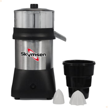 Extrator De Sucos Skymsen EX Em Aço Inox E Câmara Em Alumínio Bivolt