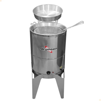 Fritadeira Elétrica Água e Óleo Skymsen FC 24 Litros Em Inox 220V