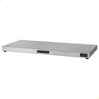 Mesa Quente Pista Aquecida Aço Inox Metalcubas Temperatura Regulável 100x45cm PAM 1000 127V