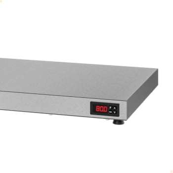 Mesa Quente Pista Aquecida Aço Inox Metalcubas Temperatura Regulável 100x45cm PAM 1000 127V
