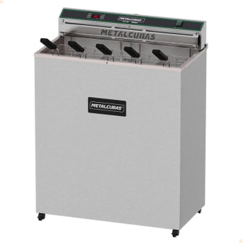 Fritador Industrial Metalcubas FOE30 P Zona Fria de Óleo Elétrico 220V 30 Litros 10000W
