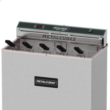 Fritador Industrial Metalcubas FOE30 P Zona Fria de Óleo Elétrico 220V 30 Litros 10000W
